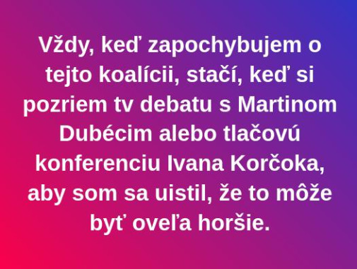 Progresívci utrhnutí z reťaze.